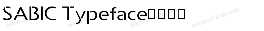 SABIC Typeface字体转换